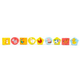 Shape block puzzle - animals